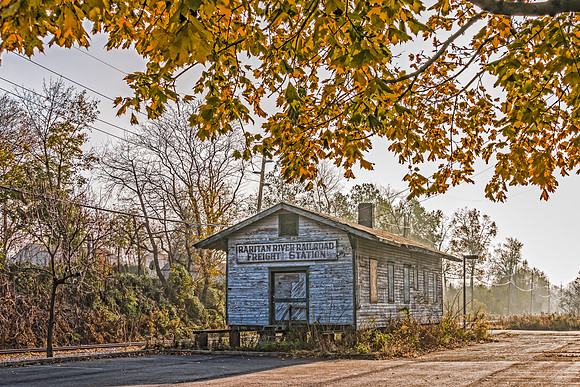 Raritan River Railroad Freight Station Fall 2012 #2_2x3