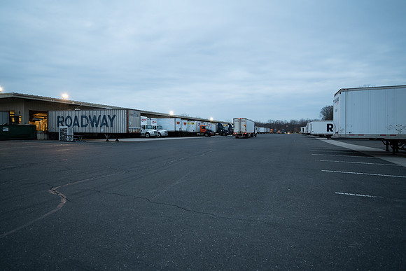 Early Morning Trucks Coming & Going-2