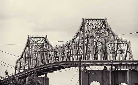 Goethals Bridge B&W, Elizabeth, NJ
