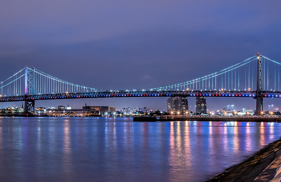 Ben Franklin Bridge 4th of July