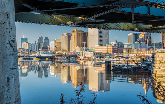 Newark From The Harrison Bridge