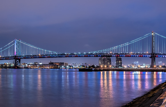 Ben Franklin Bridge 4th of July