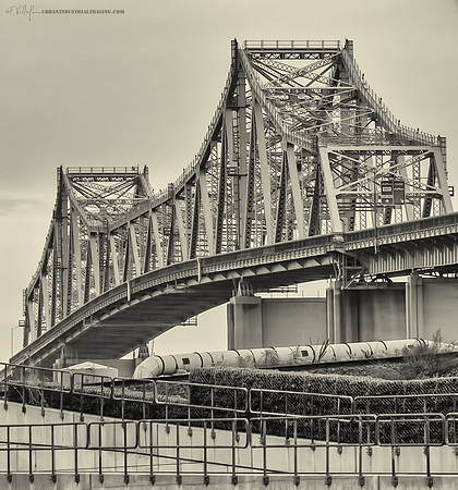 Goethals Bridge #2 B&W, Elizabeth, NJ