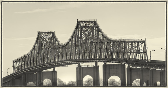 OuterBridge Crossing B&W, Perth Amboy, NJ