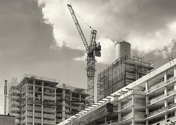 Downtown Construction CLose-up