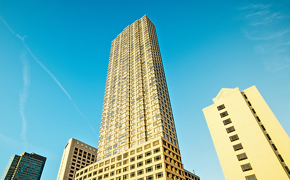 Behind Hotel Row