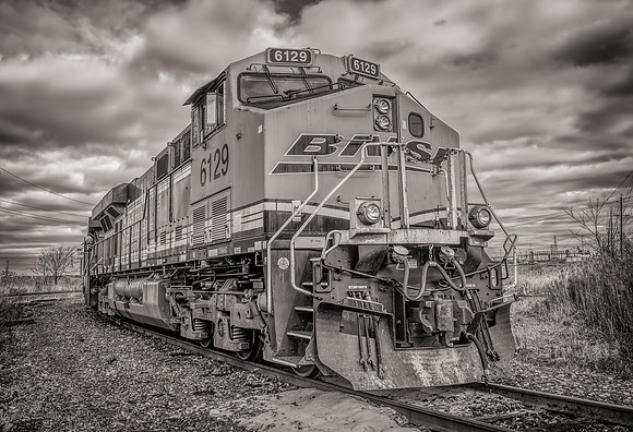 BNSF at Trembley Point B&W
