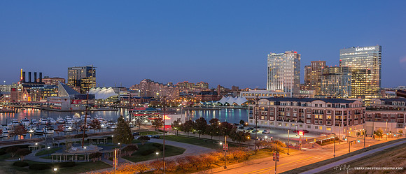 Harbor East from Federal Hill