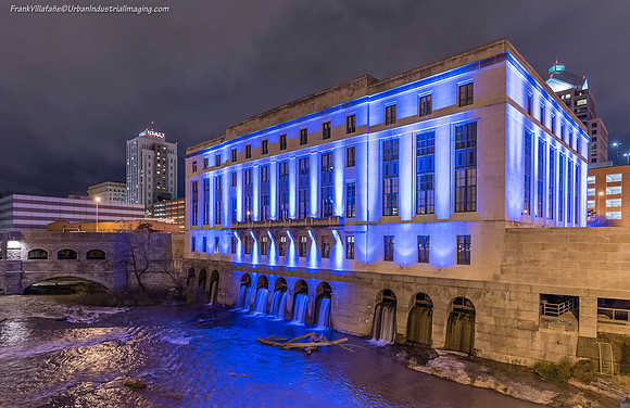 Rochester Public Library @ Night