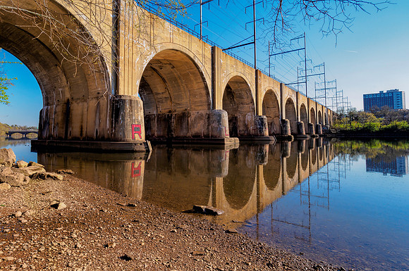 Albany Street Trestle Evening