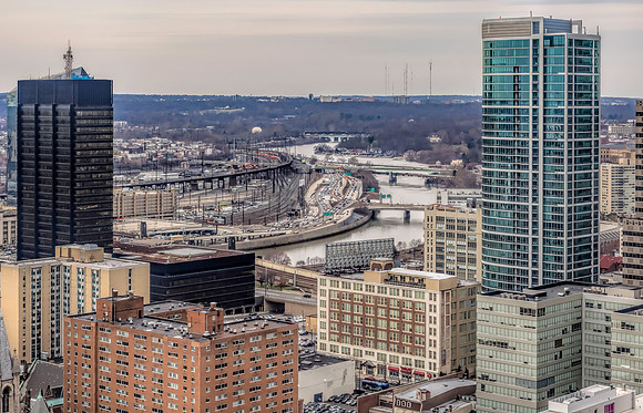 Phillie Skyline from Rittenhouse Hotel Roof