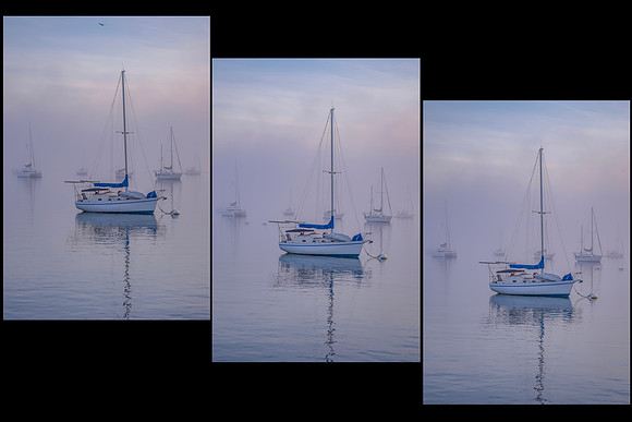 Blue Harbor TripTych #3