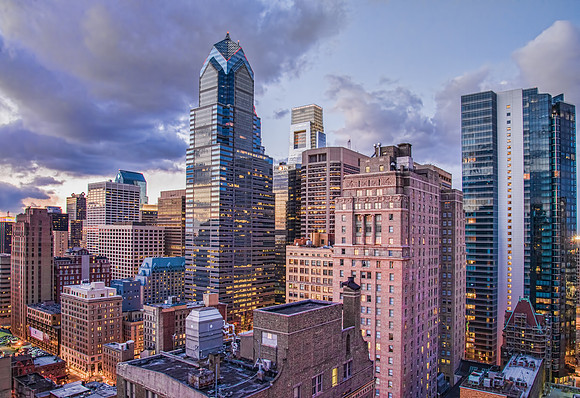 Center City Philadelphia @ Twilight