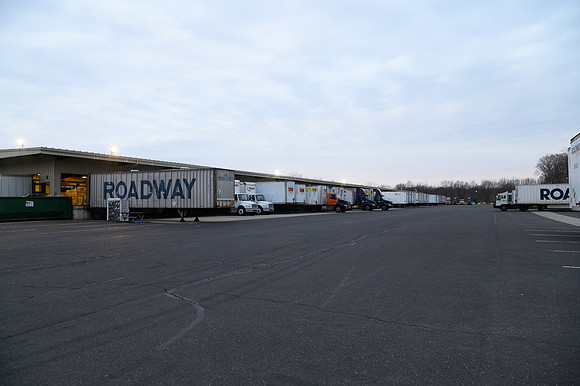 53 foot Trailer extending across driveway-1