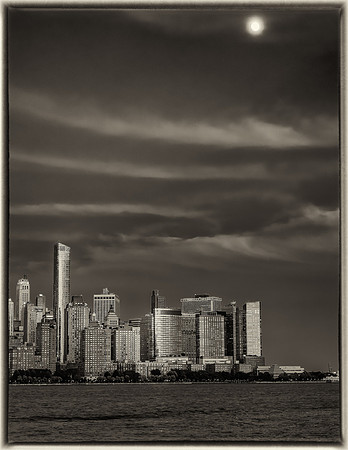 Moon Over Lower Manhattan-1