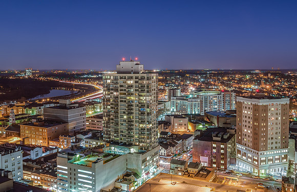 New Brunswick Skyline at Night
