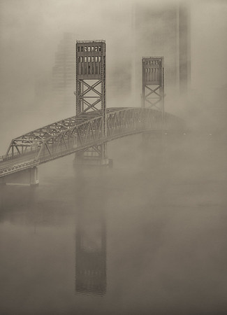 New Year's JAX Bridge Fog