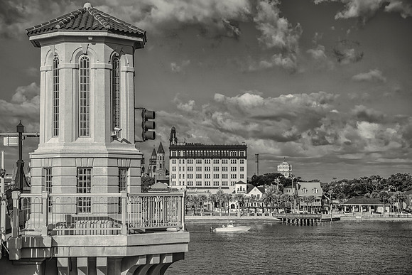 St Augustine from Bridge of Lions_12x18