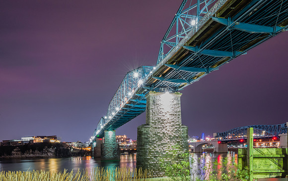 Under The Walnut St Bridge @ Night