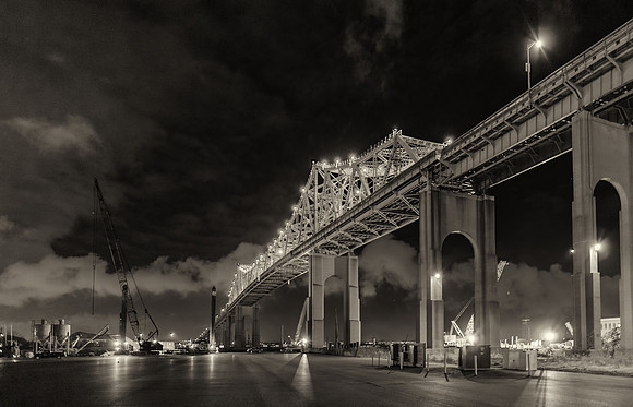 Old Goethals Bridge @ Night