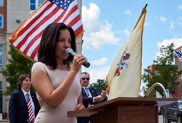 Statue Dedication National Anthem III