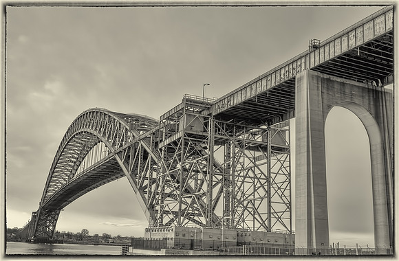 Bayonne Bridge #2 B&W, Bayonne, NJ