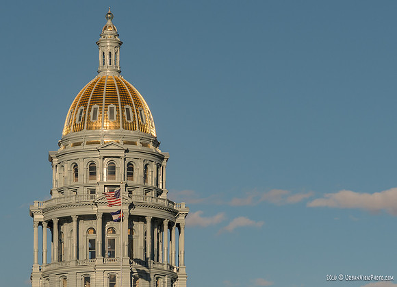 Denver Dusk Capitol Dome Too