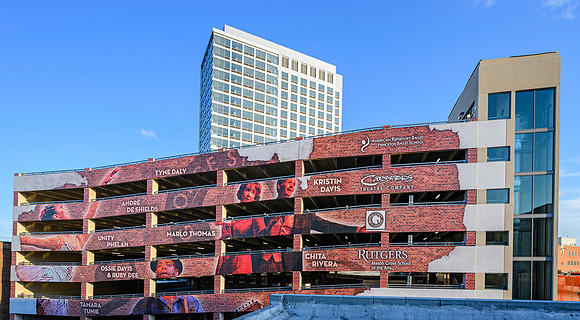 NBPAC Parking Garage Evening-3