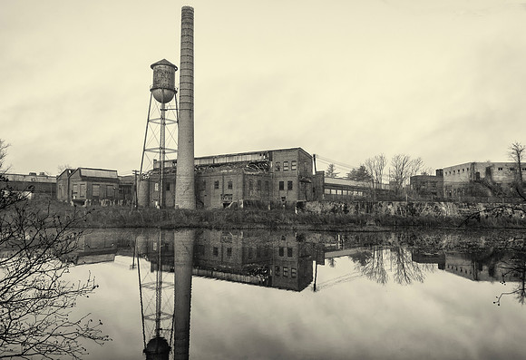 Milltown Tower Fall 2012 #1 B&W_13x19
