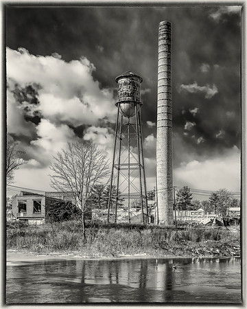 Milltown Tower Winter 2017 B&W_8x10