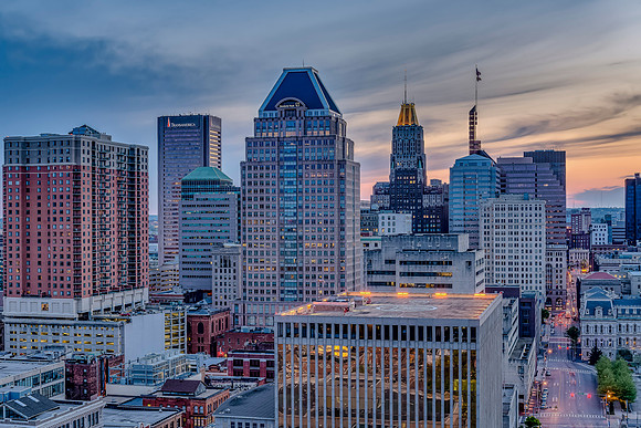 Baltimore Skyline 2013_12x18