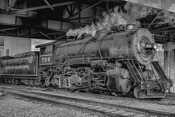 Western Maryland Steam!_12x18