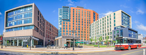 The Yard at Rutgers Panorama